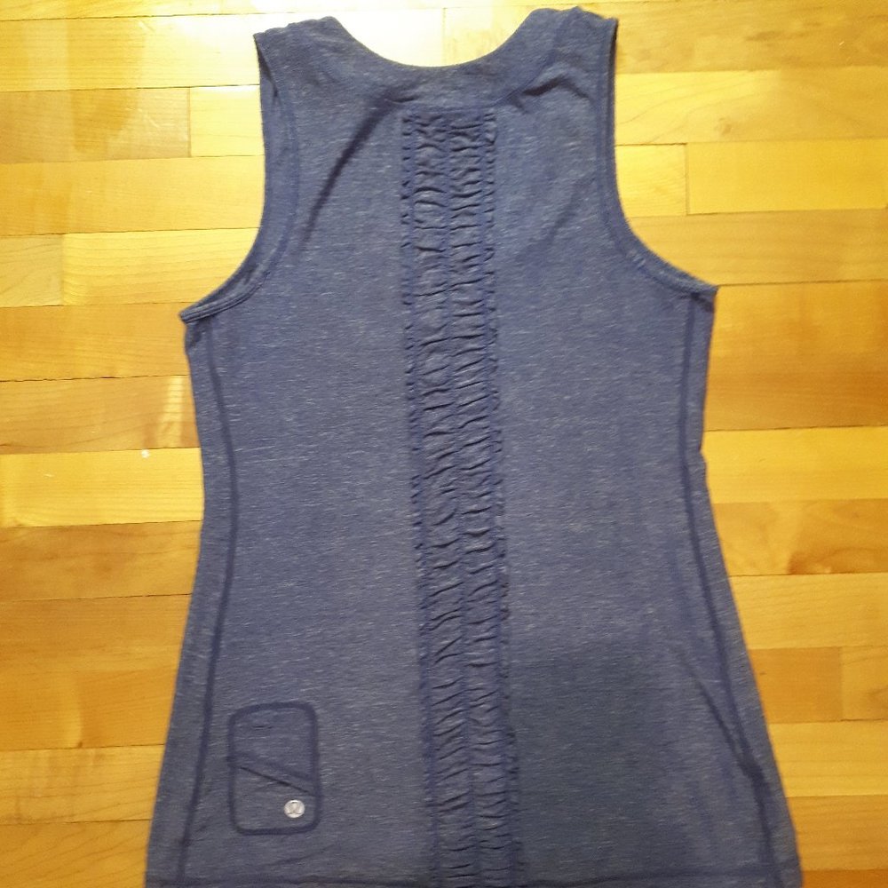 EUC Lulu  Ruffle back Purple Tank Sz 10 or 12